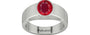 Sterling Silver Ruby Ring Rare Quality (R10)