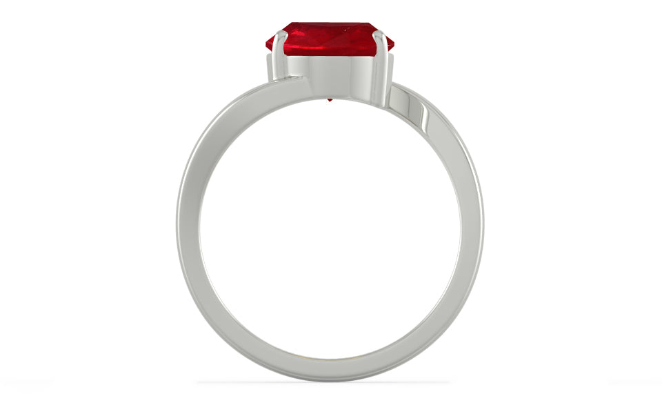 Sterling Silver Ruby Ring Rare Quality (R2)