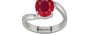 Sterling Silver Ruby Ring Rare Quality (R2)