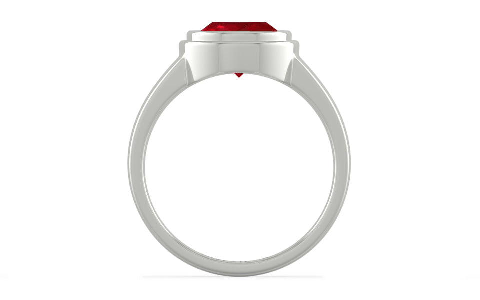 Sterling Silver Ruby Ring Rare Quality (R3)
