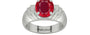 Sterling Silver Ruby Ring Rare Quality (R4)