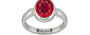 Sterling Silver Ruby Ring Rare Quality (R6)