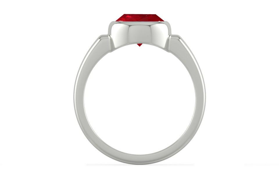 Sterling Silver Ruby Ring Rare Quality (R6)