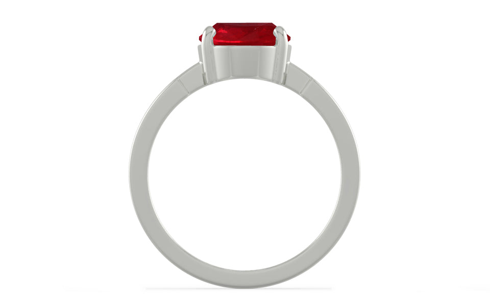 Sterling Silver Ruby Ring Rare Quality (R8)