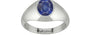 Sterling Silver Thailand Blue Sapphire Ring Fine Quality (R12)