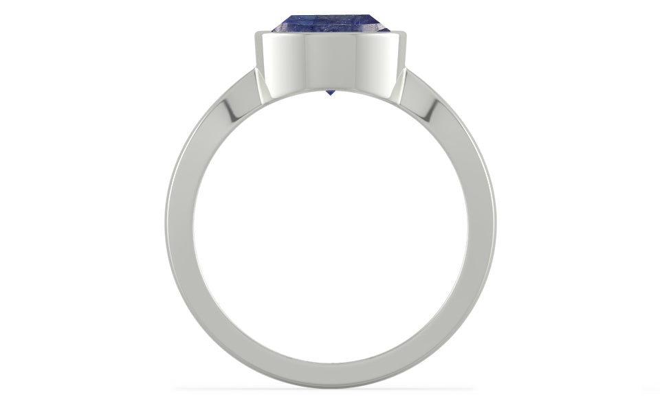 Sterling Silver Thailand Blue Sapphire Ring Fine Quality (R9)
