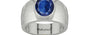 Sterling Silver Thailand Blue Sapphire Ring Limited Quality (R1)