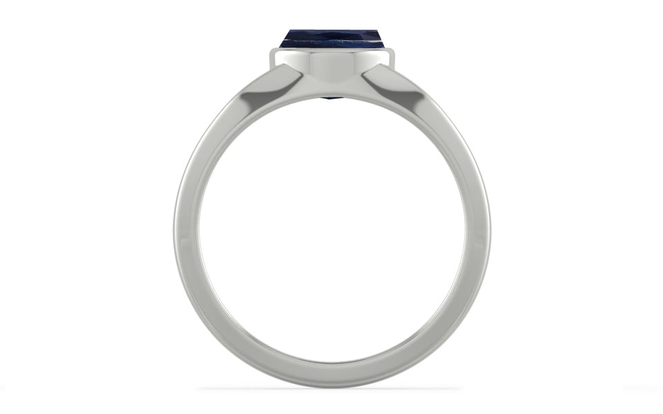 Sterling Silver Thailand Blue Sapphire Ring Limited Quality (R10)