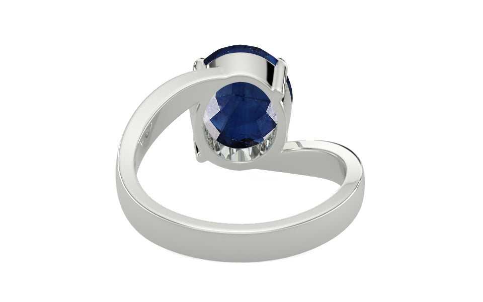 Sterling Silver Thailand Blue Sapphire Ring Limited Quality (R2)