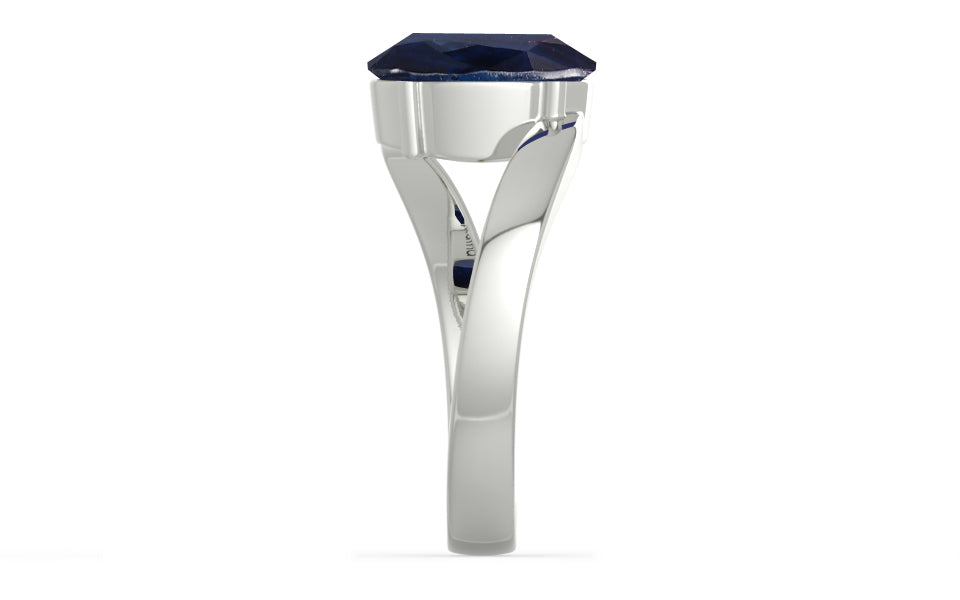 Sterling Silver Thailand Blue Sapphire Ring Limited Quality (R2)