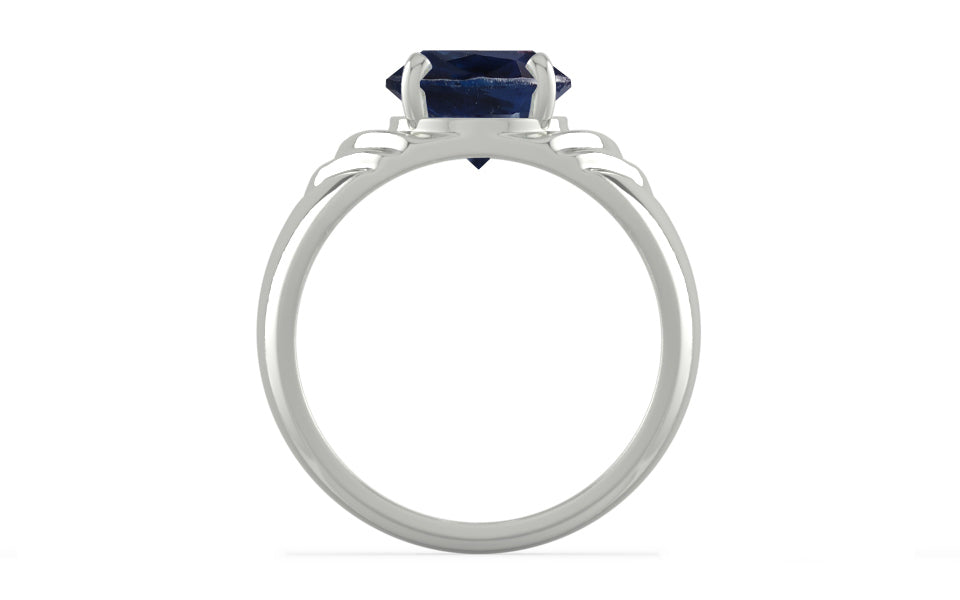 Sterling Silver Thailand Blue Sapphire Ring Limited Quality (R4)