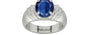 Sterling Silver Thailand Blue Sapphire Ring Limited Quality (R4)