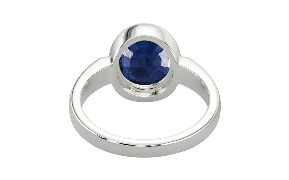 Sterling Silver Thailand Blue Sapphire Ring Limited Quality (R6)