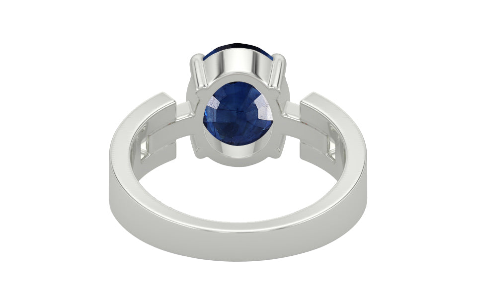 Sterling Silver Thailand Blue Sapphire Ring Limited Quality (R8)