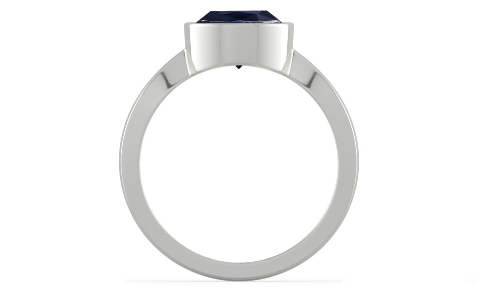Sterling Silver Thailand Blue Sapphire Ring Limited Quality (R9)