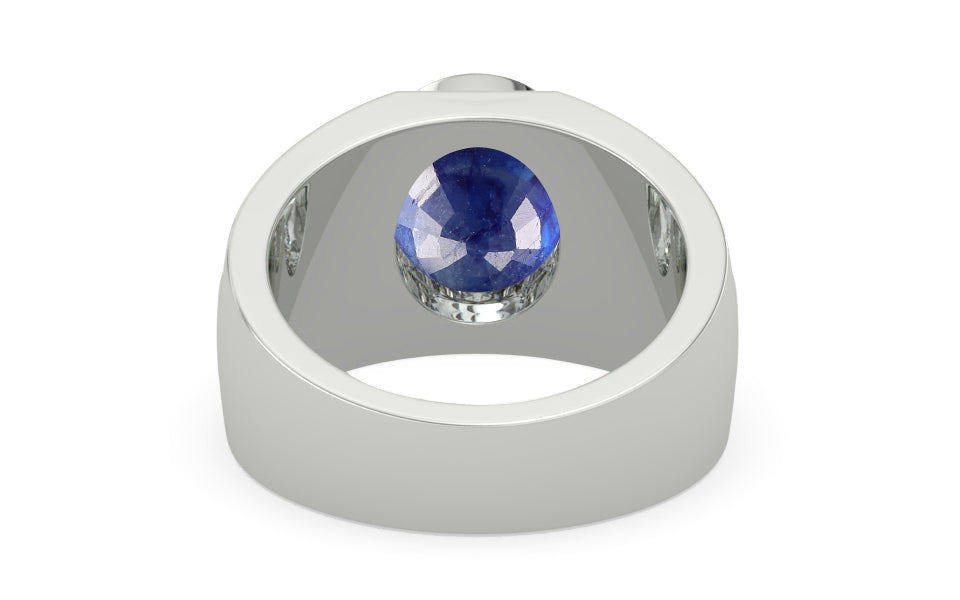 Sterling Silver Thailand Blue Sapphire Ring Prime Quality (R1)