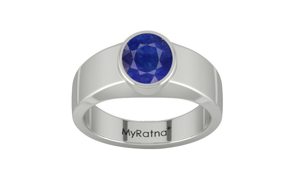 Sterling Silver Thailand Blue Sapphire Ring Prime Quality (R10)