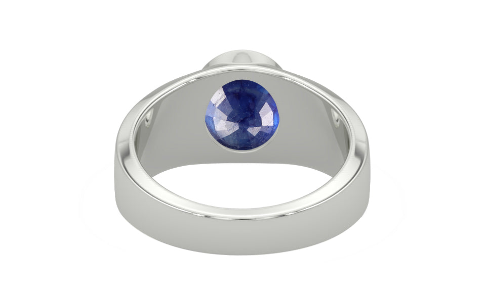 Sterling Silver Thailand Blue Sapphire Ring Prime Quality (R10)