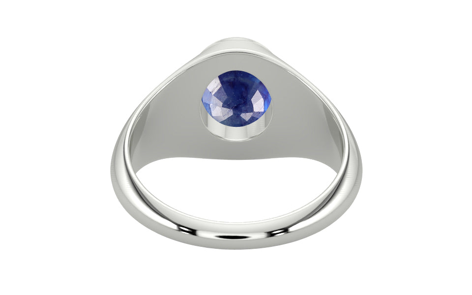 Sterling Silver Thailand Blue Sapphire Ring Prime Quality (R12)