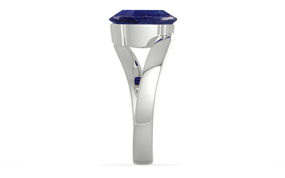 Sterling Silver Thailand Blue Sapphire Ring Prime Quality (R2)
