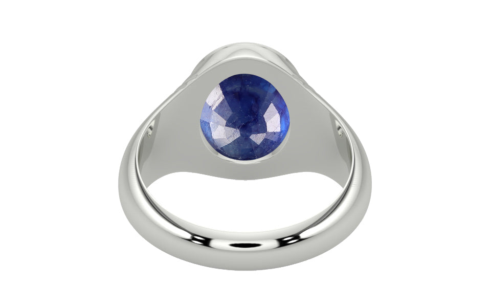Sterling Silver Thailand Blue Sapphire Ring Prime Quality (R7)