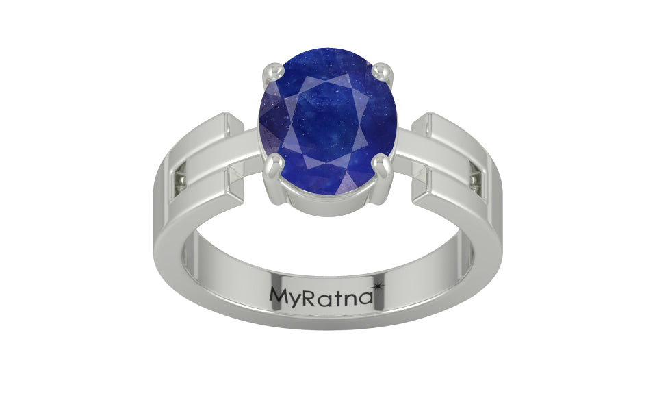 Sterling Silver Thailand Blue Sapphire Ring Prime Quality (R8)