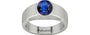 Sterling Silver Thailand Blue Sapphire Ring Rare Quality (R10)