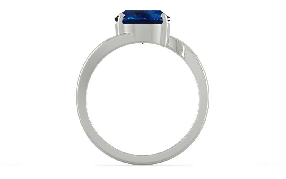 Sterling Silver Thailand Blue Sapphire Ring Rare Quality (R2)