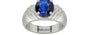 Sterling Silver Thailand Blue Sapphire Ring Rare Quality (R4)