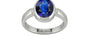 Sterling Silver Thailand Blue Sapphire Ring Rare Quality (R6)