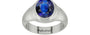 Sterling Silver Thailand Blue Sapphire Ring Rare Quality (R7)