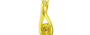 Sterling Silver Thailand Yellow Sapphire Pendant Limited Quality (P9)