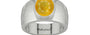 Sterling Silver Thailand Yellow Sapphire Ring Fine Quality (R1)