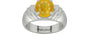 Sterling Silver Thailand Yellow Sapphire Ring Fine Quality (R4)