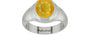 Sterling Silver Thailand Yellow Sapphire Ring Fine Quality (R7)