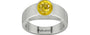 Sterling Silver Thailand Yellow Sapphire Ring Limited Quality (R10)