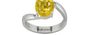 Sterling Silver Thailand Yellow Sapphire Ring Limited Quality (R2)