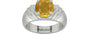 Sterling Silver Thailand Yellow Sapphire Ring Prime Quality (R4)