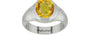 Sterling Silver Thailand Yellow Sapphire Ring Rare Quality (R7)