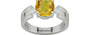 Sterling Silver Thailand Yellow Sapphire Ring Rare Quality (R8)
