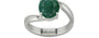 Sterling Silver Zambian Emerald Ring Prime Quality (R2)