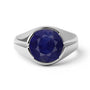 Stylish Blue Sapphire 925 Sterling Silver Ring for Women