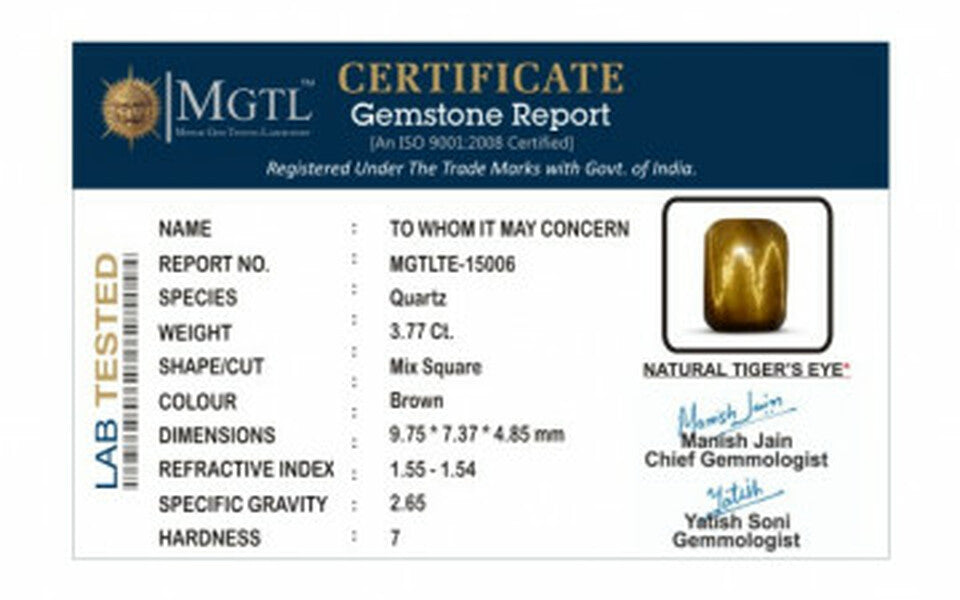 Tigers Eye - TE 15006 Limited - Quality