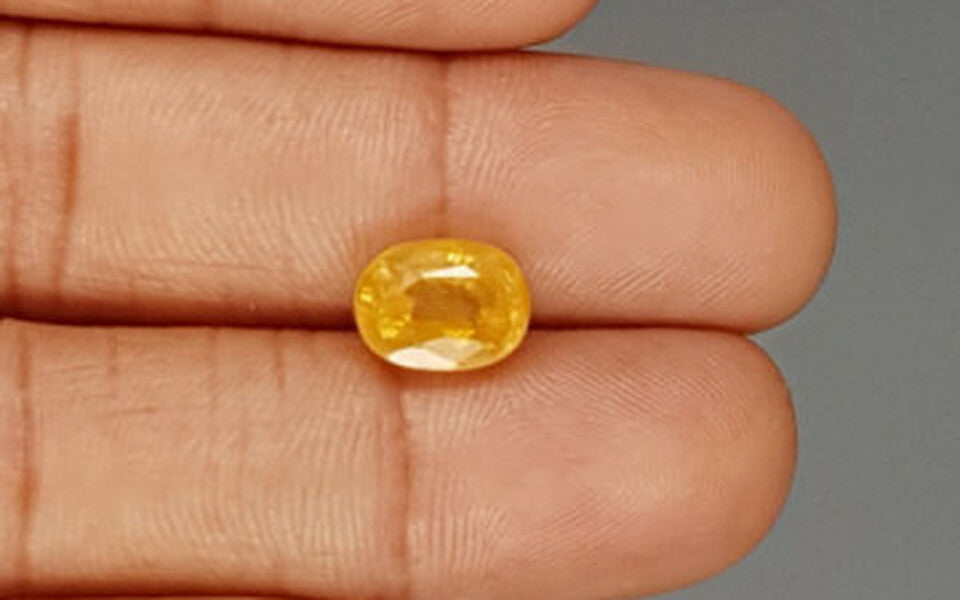 Thailand Yellow Sapphire - 4.32 Carat Prime Quality BYSGF-12058