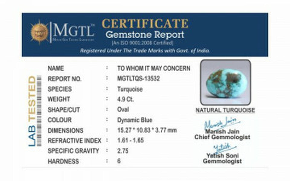 Turquoise - TQS 13532 Prime - Quality