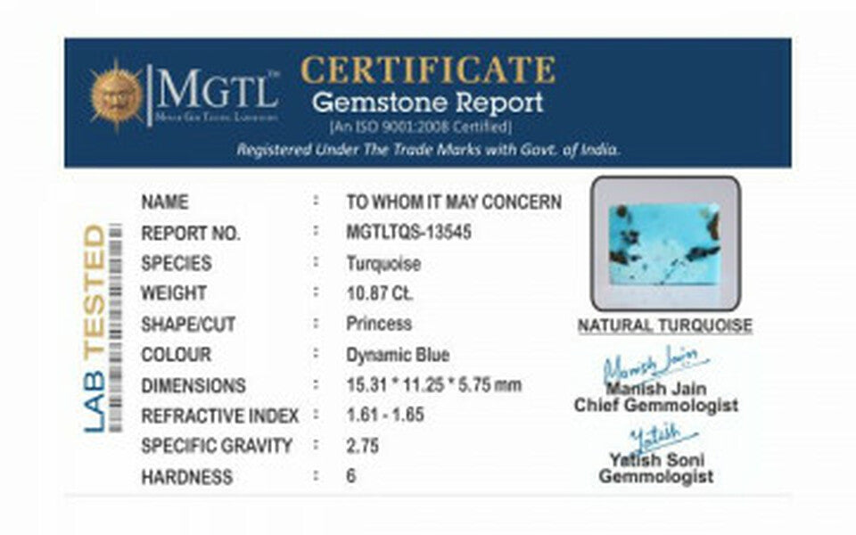 Turquoise - TQS 13545 Prime - Quality