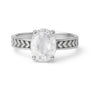 Traditional 925 Sterling Silver Zircon Ring for Men