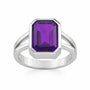 Vintage 925 Sterling Silver Amethyst Men’s Ring