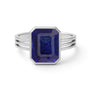Vintage 925 Sterling Silver Blue Sapphire Women’s Ring