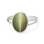 Vintage 925 Sterling Silver Cat's Eye Women’s Ring